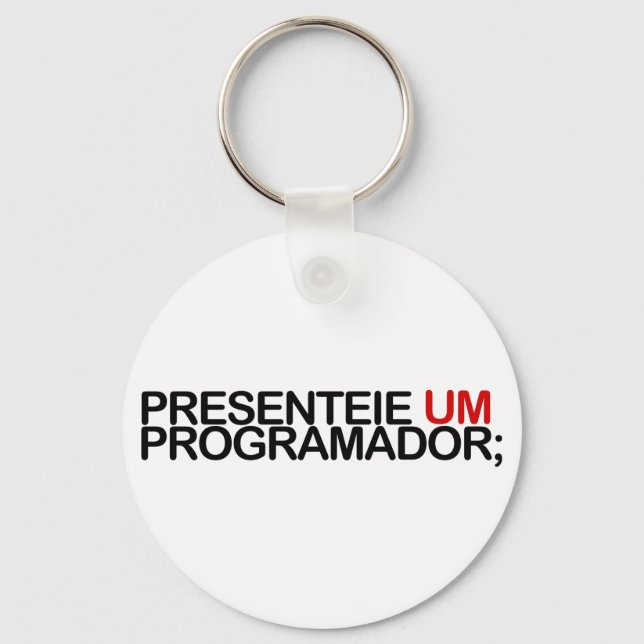 Presenteie um programador key ring (Front)