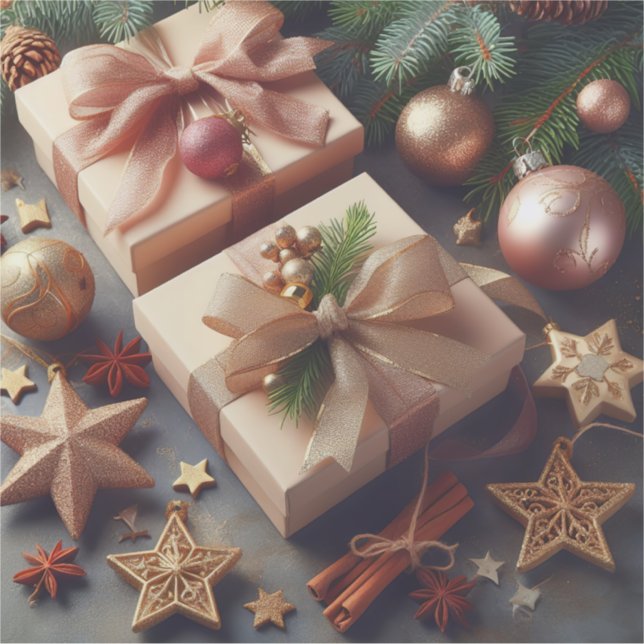 Presents and Christmas ornaments (Front)