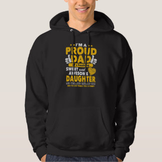 Presents For Dad From Daughter Funny Father's Day Hoodie