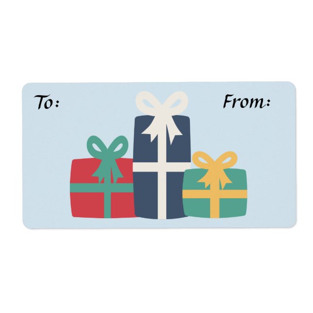 Presents Gift Label (Front)