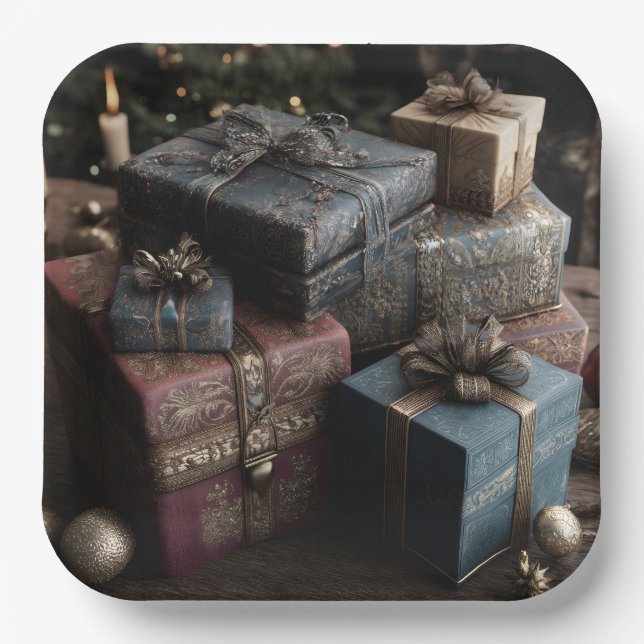 Presents Paper Plate (Front)