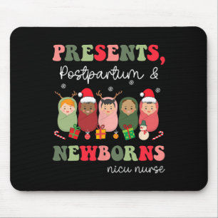 Presents Postpartum And Newborns Funny Nicu Nurse Mouse Pad