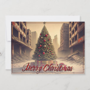 Presents Under a Tree in a Toxic Apocalyptic World