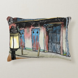 PRESERVATION HALL NEW ORLEANS by Slipperywindow Decorative Cushion