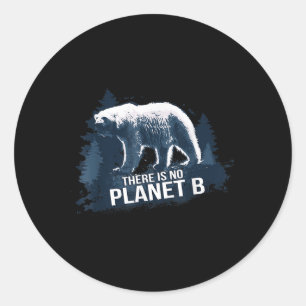 Preserve & Protect Climate Protection Environm Classic Round Sticker
