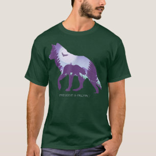 Preserve And Protect Wolf Eagle Bear T-Shirt