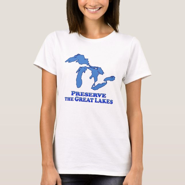 Preserve Great Lakes - Women's Basic T-Shirt (Front)