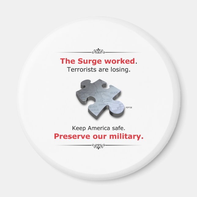Preserve Our Military Magnet (Front)