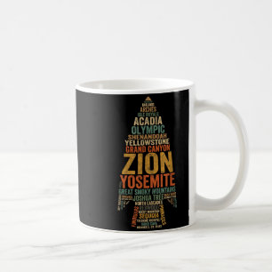 Preserve Protect 63 National Parks Adventure Coffee Mug
