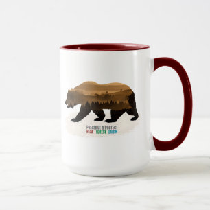 Preserve & Protect Bear Forest Earth Mug