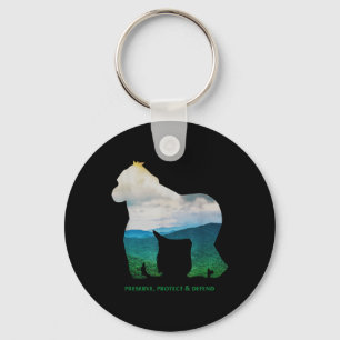 Preserve Protect Defend Climate Protection Environ Key Ring