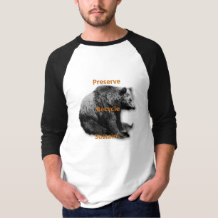 Preserve, recycle, sustane men's two-tone tee