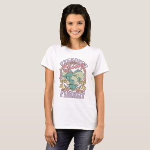 Preserve This Groovy Planet Retro Earth Mushroom T-Shirt