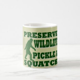 Preserve wildlife pickle a squatch coffee mug