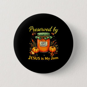Preserved By God’s Grace Jesus Jam Strawberry Cute 6 Cm Round Badge
