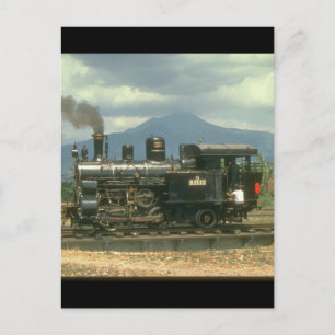 Preserved rack tank poses at_Steam Trains Postcard