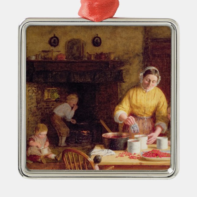 Preserving Jam Metal Ornament (Front)