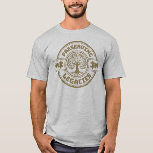 Preserving Legacies Genealogy Family DNA T-Shirt