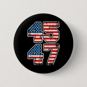 President 45 47 Donald Trump Inauguration Day 2025 6 Cm Round Badge