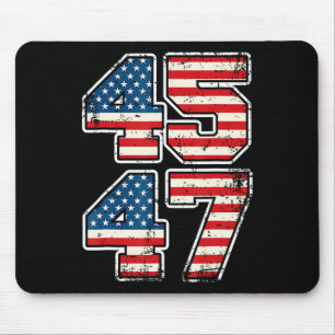 President 45 47 Donald Trump Inauguration Day 2025 Mouse Pad