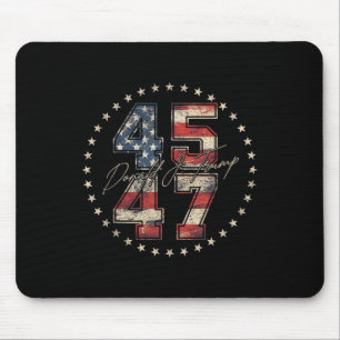 President 45 47 Trump Inauguration Day 2025 Memora Mouse Pad