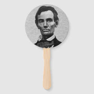 President Abraham “Abe” Lincoln Portrait Hand Fan