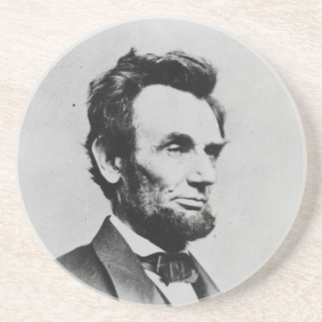 President Abraham Lincoln by Mathew B. Brady Coaster (Front)