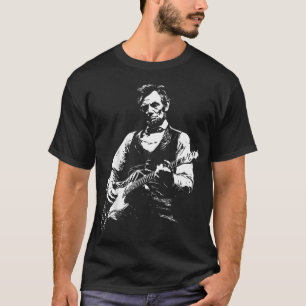 President Abraham Lincoln Playing Guitar Abe T-Shirt