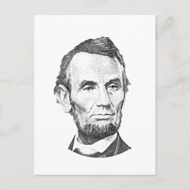 President Abraham Lincoln Postcard (Front)