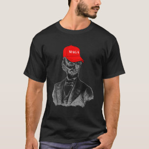 President Abraham Pro Donald Trump Anti Joe Biden T-Shirt