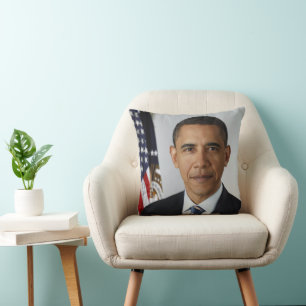 President Barack Obama 1st Term Official Portrait Cushion