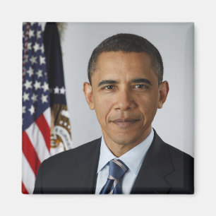President Barack Obama 1st Term Official Portrait Magnet