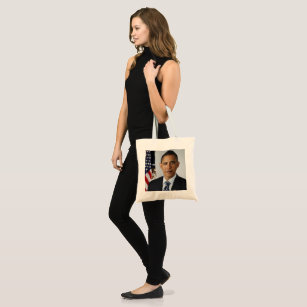 President Barack Obama 1st Term Official Portrait Tote Bag