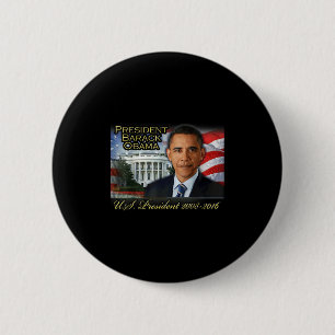 President Barack Obama 2008-2016 U.s. President 6 Cm Round Badge