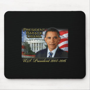 President Barack Obama 2008-2016 U.s. President Mouse Pad