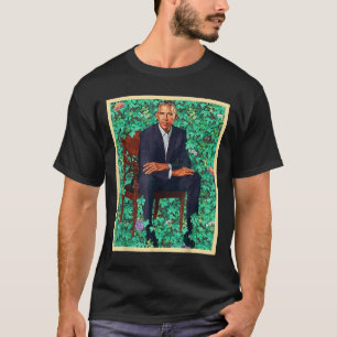 President Barack Obama 2028 Portrait Patriotic Dem T-Shirt