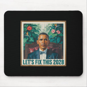 President Barack Obama 2028 Rtrait Patriotic Democ Mouse Pad