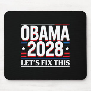 President Barack Obama 2028 Rtrait Patriotic Democ Mouse Pad
