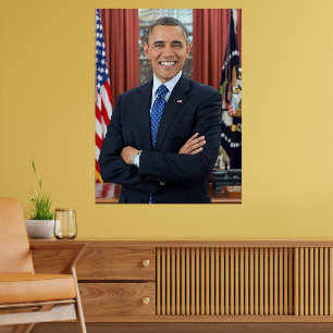 President Barack Obama 2nd Term Official Photo LG Poster
