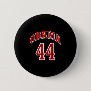 President Barack Obama 44 Shirt Faux Jersey 44th U 6 Cm Round Badge