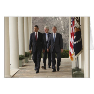President Barack Obama and former presidents