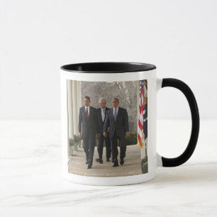 President Barack Obama and former presidents Mug