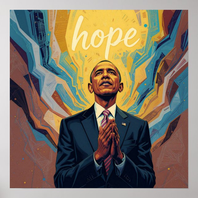 President Barack Obama and the Message of Hope  Poster (Front)
