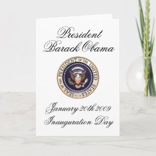 President Barack Obama Card