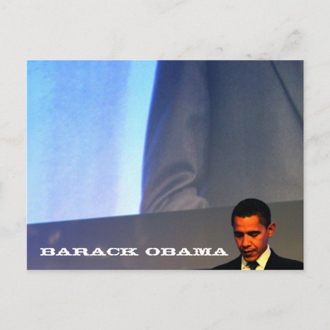 President Barack Obama - Customisable Postcard (Front)
