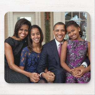 President Barack Obama & Family Mouse Pad