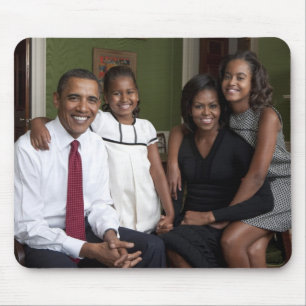 President Barack Obama & Family Mouse Pad