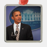 President Barack Obama makes an announcement