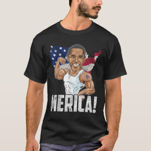 President Barack Obama Merica 4th Of July Funny Pa T-Shirt
