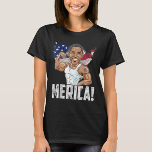 President Barack Obama Merica 4th Of July Funny Pa T-Shirt